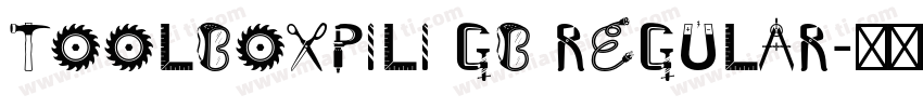 toolboxPiLi GB Regular字体转换